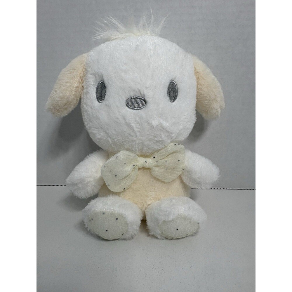 Sanrio Pochacco Plush Toy Stuffed Animal White Gold Cute Rare